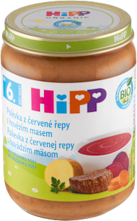 BIO polévka z červené řepy s hovězím masem HiPP