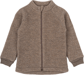Jacke mit Merinowolle, braun, Gr. 110/116 Mikk-Line