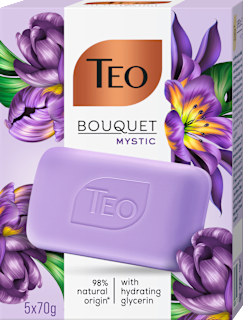 Твърд сапун Bouquet Mystic, 5x70 g Teo