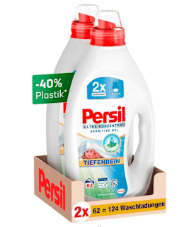 prací gel ultra koncentrovaný Sensitive, 2x62 PD Persil