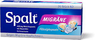 Spalt Migräne 400 mg Weichkapseln mit Ibuprofen Spalt