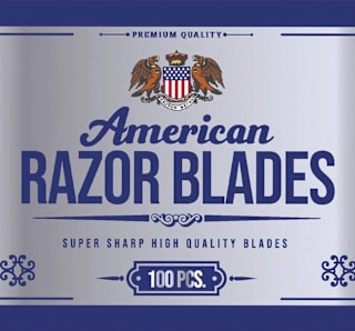 náhradní žiletky na holení American RAZOR BLADES