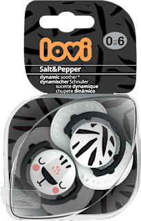 Smoczek 0-6 m Salt & Pepper LOVI