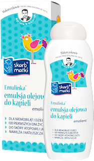 Olejowa emulsja do kąpieli niemowląt i dzieci Emulinka skarb matki