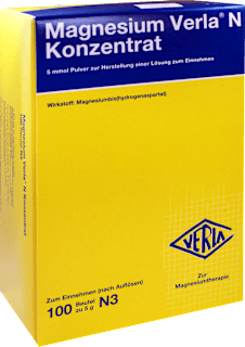 Magnesium Verla N Konzentrat Beutel Magnesiumbis(hydrogenaspartat) Magnesium Verla