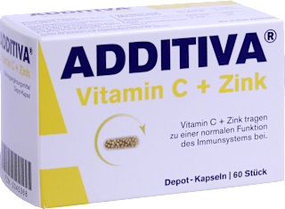 Additiva Vitamin C + Zink Depot Kapseln 60 St ADDITIVA