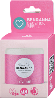 Naravni deodorant v stiku Love Me, polnilo BEN&ANNA