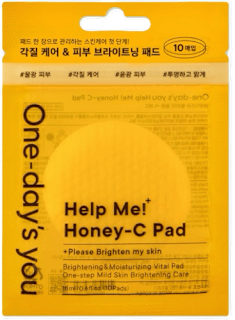 Dischetti viso effetto illuminante Honey-C  One-day's you