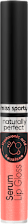 Szájfény, Naturally Perfect Serum Lip Gloss - Nr. 35 Holo Pink miss sporty