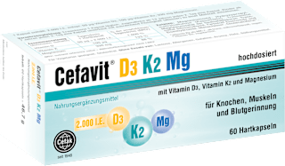 Cefavit D3 K2 Mg 2.000 Kapseln  60 St Cefavit