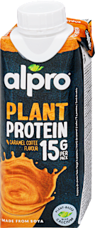 Karamellás kávé ízű protein ital Alpro
