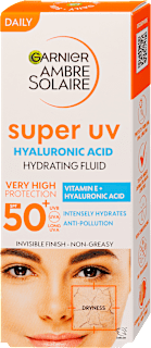 Arcfluid niaciamiddal FF50+ Garnier Ambre Solaire