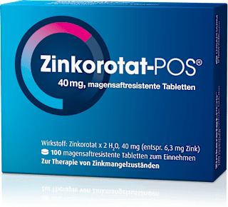 Zinkorotat-POS 40mg magensaftresistente Tabletten Zinkorotat x 2 H2O Zinkorotat-POS