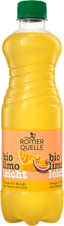 Erfrischungsgetränk Orange mit Mango & Passionsfrucht Bio Limo Leicht Römerquelle