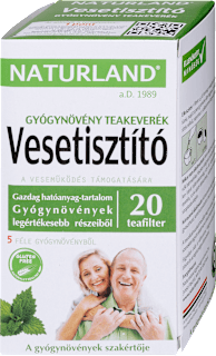 Vesetisztító tea 20x1,6g NATURLAND