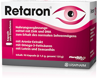 Retaron Kapseln mit Zink und DHA zum Erhalt des normalen Sehvermögens 90 St Retaron