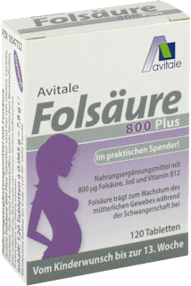 Avitale Folsäure 800 PLUS Tabletten avitale