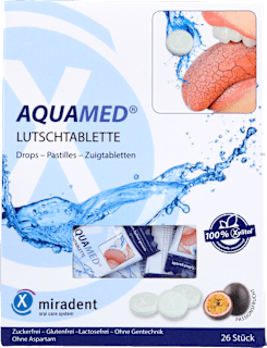 miradent AQUAMED Mundpflege-Lutschtabletten 26 St miradent