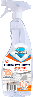 Płyn do szyb i luster Antypara, spray Sensit