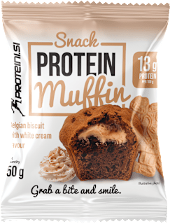 Snack Protein Muffin - belgijski keks-krema proteini.si