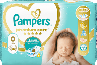 Plienky veľkosť 0 (< 3 kg) Pampers Premium Care