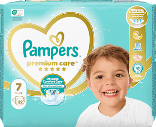 Premium Care pelene, junior, vel 7 (15+ kg) Pampers Premium Care