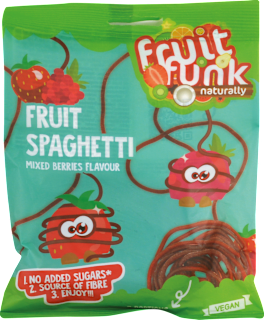 Ovocné špagety - jahoda Fruitfunk