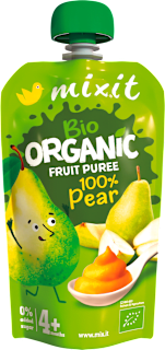 bio příkrm v sáčku 100% hruška mixit