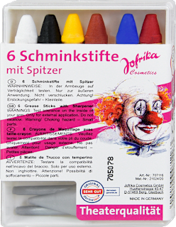 Faschingsschminke Schminkstifte mit Spitzer Jofrika