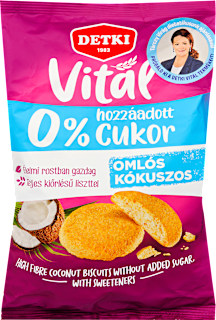 Omlós kókuszos keksz Detki
