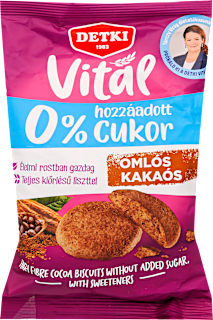 Omlós kakaós keksz Detki