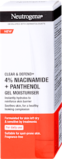 Hidratáló gél Clear & Defend+ Neutrogena