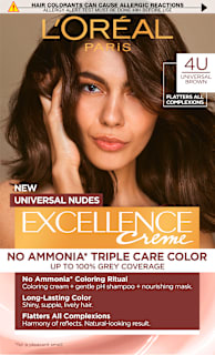 Vopsea de păr permanentă 4U universal brown L'ORÉAL PARiS EXCELLENCE Creme