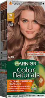 Vopsea de păr permanentă 7N Blond Natural GARNIER Color naturals