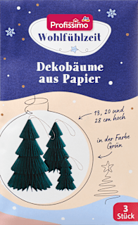Dekobaum aus Papier, grün Profissimo