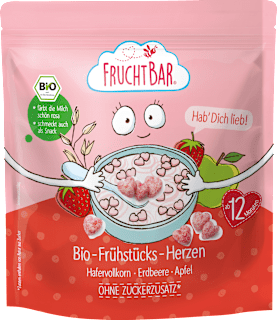 Kindermüsli Frühstücks-Herzen ab dem 12. Monat FruchtBar
