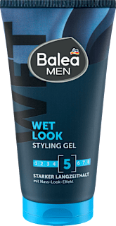 Hajformázó gél „Wet Look” férfiaknak, vizes hatással Balea MEN