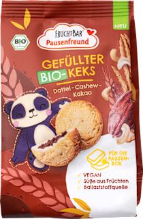 Kinderkekse Dattel, Cashew & Kakao ab 3 Jahren FRUCHTBAR Pausenfreund