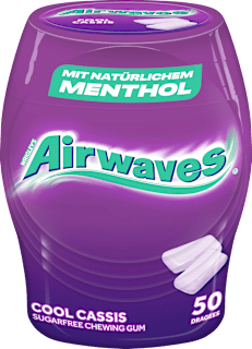 Kaugummi, Cool Cassis, zuckerfrei Airwaves