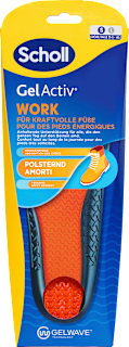 Einlegesohlen GelActiv Work, Gr. 35,5 - 40,5 (1 Paar) Scholl