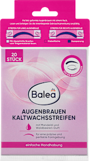 Kaltwachsstreifen Augenbrauen Balea