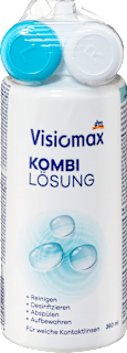 Kombilösung + Kontaktlinsenbehälter VISIOMAX