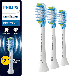 Aufsteckbürsten C3 Premium Plaque Defence Schwarz Philips Sonicare