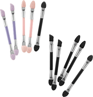 Szemhéjpúder-applikátor szett, többféle ebelin