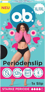 Periodenunterwäsche schwarz, Gr XL. XL/XXL o.b.