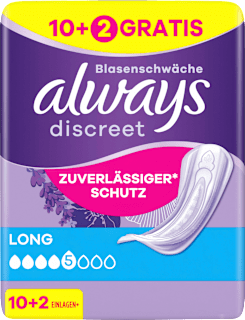 discreet Einlagen Inkontinenz Long always