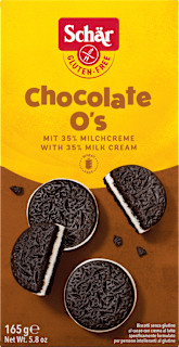 Kakaokekse mit Milchcremefüllung Schär