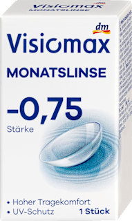 Monatslinse Dioptrie -0,75 Visiomax