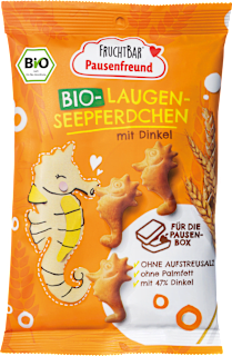 Kindersnack Pausenfreund Laugen-Seepferdchen mit Dinkel ab 3 Jahren FRUCHTBAR Pausenfreund