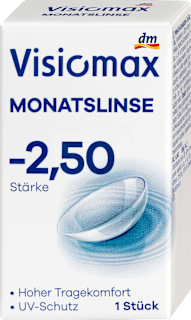 Soczewka kontaktowa miesięczna -2,50 VISIOMAX